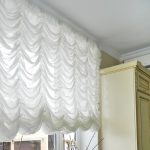 Rideau de rideau blanc