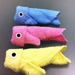 jouets d'un poisson serviette