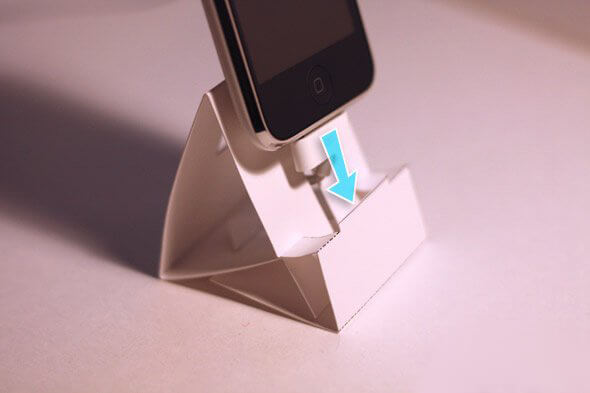 support de téléphone origami