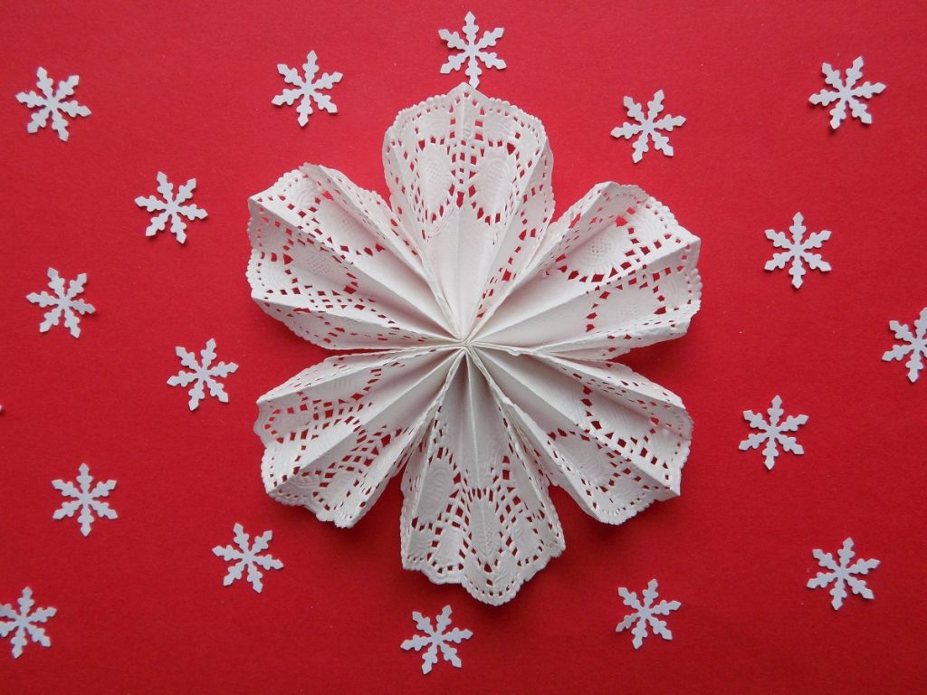 flocon de neige origami