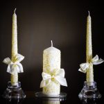 photo de bougies de mariage