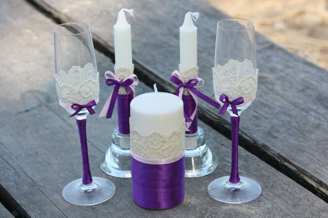 photo de conception de bougies de mariage