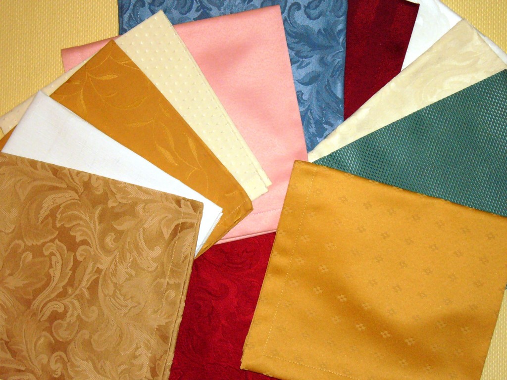 serviettes en tissu idées de décoration