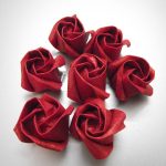 roses de serviettes photo