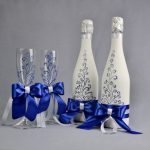 bouteilles de décoration de mariage
