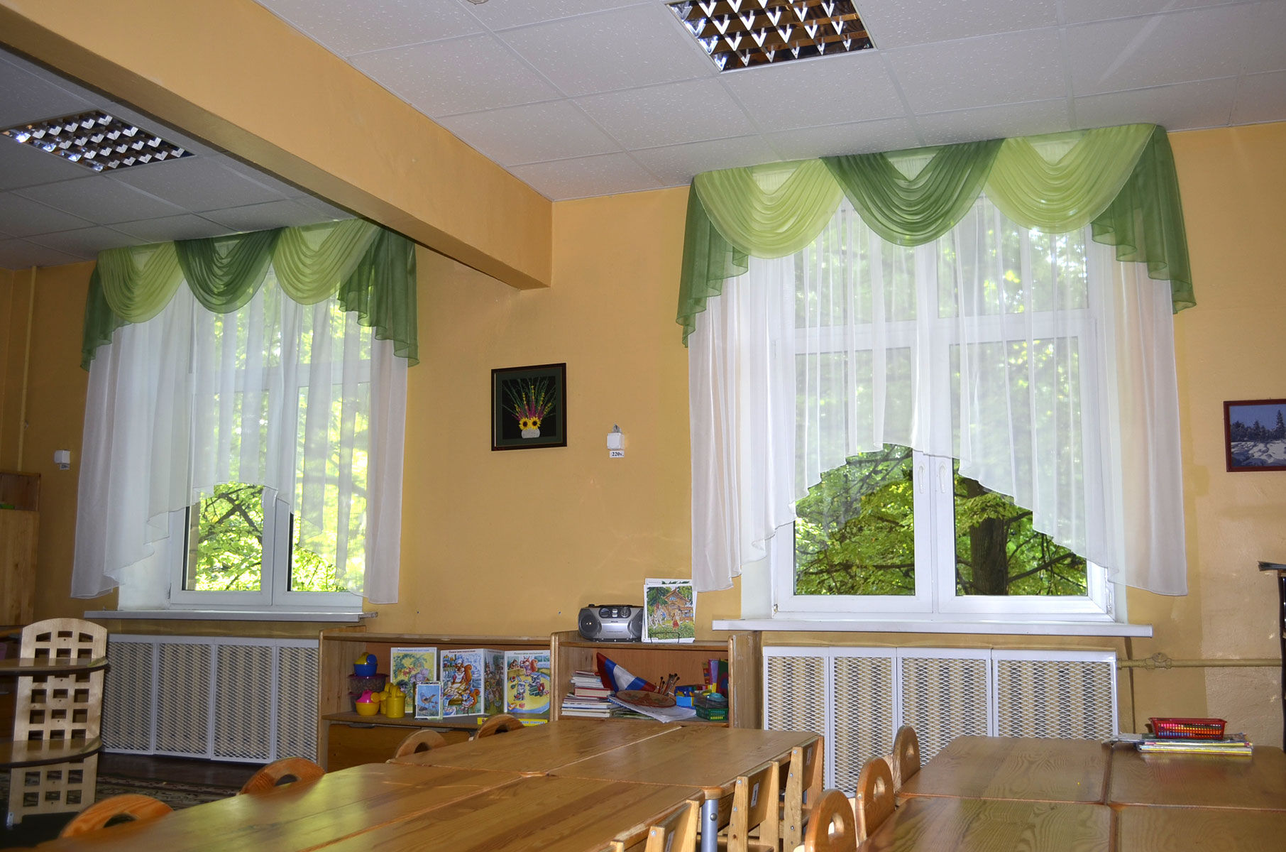 rideaux pour photo de conception de jardin d'enfants